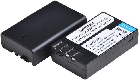 Batmax 2X D-Li109 بطارية + شاحن لكاميرات Pentax K-R K-30 K-50 K-500 K-S1 K-S2 K-70 7.4V 1800mAh قابلة للشحن ليثيوم أيون in Kuwait
