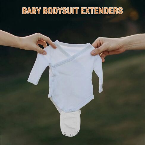 5Pcs Colorful Cotton Jumpsuit Diaper, Infant Romper Length Extender Bodysuit Snap Button Jumpsuit Extender Patch in Kuwait