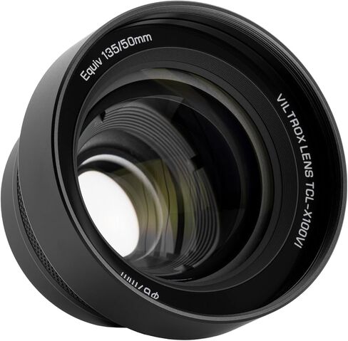VILTROX TCL-X100VI Tele Conversion Lens Compatible with Fujifilm X100 Series, X100,X100V,X100VI,X100F,X100S Cameras (Black) in Saudi Arabia