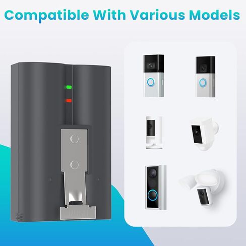 Futurebatt 4-Pack V4 Battery, Compatible with Ring Video Doorbell 1/2/3/3 Plus/4, Spotlight Cam,Stick Up Camera,Camera Indoor Outdoor Ring Camera Batteries(2nd & 3rd Gen) in Kuwait
