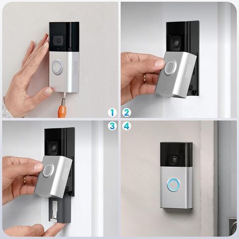 Futurebatt 4-Pack V4 Battery, Compatible with Ring Video Doorbell 1/2/3/3 Plus/4, Spotlight Cam,Stick Up Camera,Camera Indoor Outdoor Ring Camera Batteries(2nd & 3rd Gen) in Kuwait