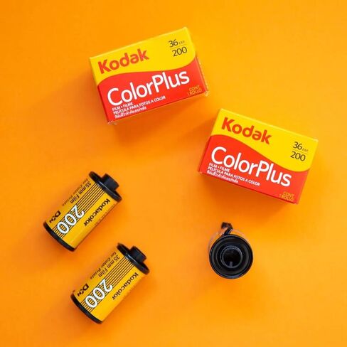 Kodak Colorplus 200 35mm Film Bundle, 2 Rolls 36 Exposures Each, for 35mm Camera Includes Balveli Premium Microfiber Cloth - Kodak Film 2 Roll Bundle in Kuwait