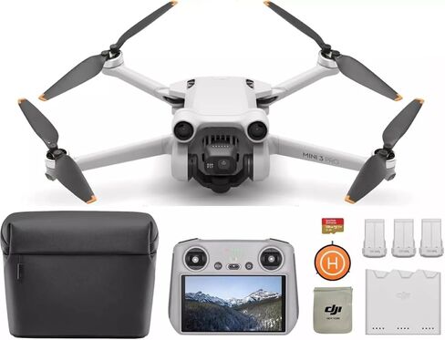 DJI Mini 3 Pro Fly More Vlogger Combo (DJI RC) Drone 4k in Kuwait