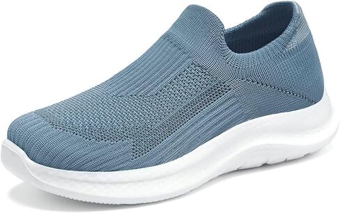 Women Essential Shoes Pull-On Sneakers Knit Lightweight & Breathable Everyday with Cloud-Like in Kuwait