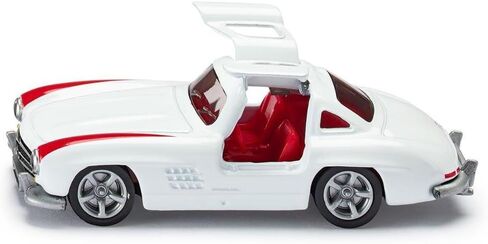 Siku 1470, Mercedes-Benz 300 SL, Metal/Plastic, White/Red, Toy car for Children, Opening Gull Wing Doors in Saudi Arabia