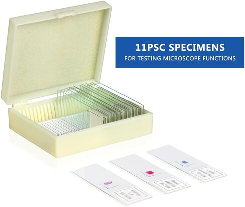 مجهر ثلاثي العينيات مركب LCD مقاس 10 بوصات من HSL، مجاهر بيولوجية احترافية مقاس 40x-2500x لمختبر البالغين، مجهر رقمي لكاميرا 2K LED WF10x WF16x WF25x مكثف ABBE in Kuwait