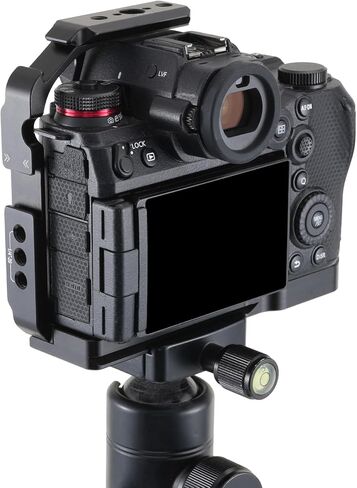 قفص كاميرا S1R II لكاميرا باناسونيك LUMIX S1RII S1II S1IIE، لوحة مدمجة سريعة التحرير لـ Arca-Swiss، قضبان الناتو، حذاء بارد in Kuwait