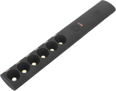عصا مصباح درجة حرارة اللون المحمولة، قابلة لإعادة الشحن عبر USB، 6 أوضاع 2700K-6000K، مع قياس دقيق لدرجة حرارة اللون، للتصوير الفوتوغرافي وإضاءة الفيديو والمصممين in Kuwait