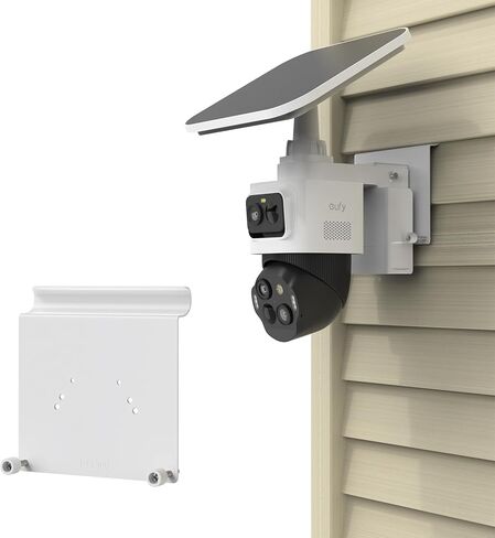 دعامة تثبيت جانبية من الفينيل متوافقة مع كاميرا eufy Security eufyCam S4 (أبيض) in Kuwait