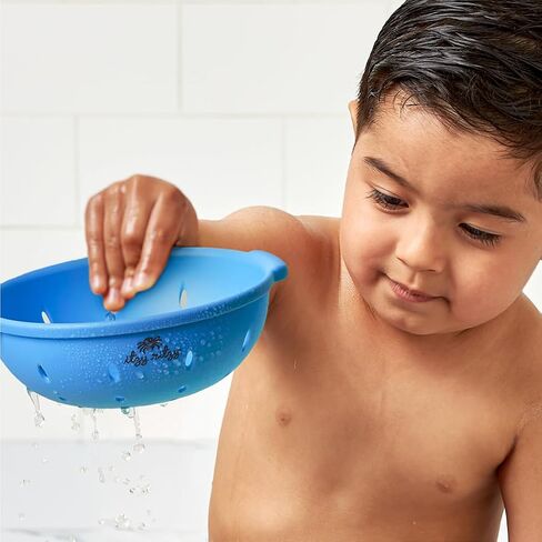 Itzy Ritzy Bath Squirter Toys – Set of 3 Textured, Pasta-Shaped Bath Toys & 1 Sprinkle Strainer – Itzy Splash Pals Promote Sensory Play, Cause & Effect, & Motor Skill Development – 6 Mos & Up (Pasta) in Saudi Arabia