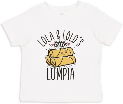 Lola and Lolo's Little Lumpia Cute Filipino Grandma & Grandpa Baby Bodysuit or Toddler T-Shirt in Kuwait