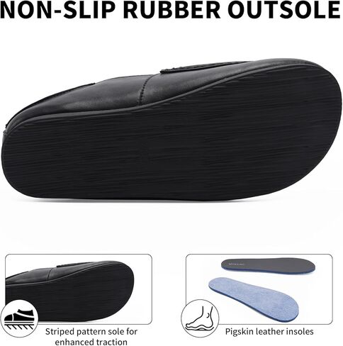 Loafers for Women, Lightweight Slip On Flat Shoes, Comfortable Leather Women Shoes with Rubber Sole for Work & Casual in Saudi Arabia