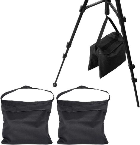 2PCS Fillable Sandbag Weight Bag, Double Stitched, Oxford Cloth Material, Suitable for Photo Video Studio Stand Tripod Equipment, Easy to Use, Sand Bags in Kuwait