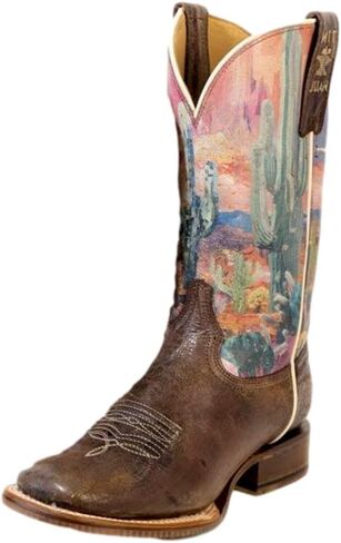 Tin Haul Western Boots نسائي Cactita 8.5 B بني 14-021-0007-1573 BR in Kuwait
