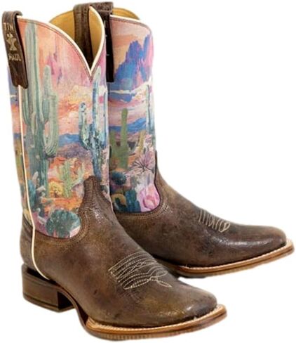 Tin Haul Western Boots نسائي Cactita 8.5 B بني 14-021-0007-1573 BR in Kuwait