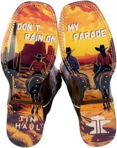 Tin Haul Western Boots نسائي Cactita 8.5 B بني 14-021-0007-1573 BR in Kuwait