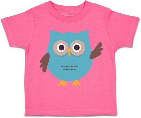 Toddler T-Shirt Birds Mini Owl Waves Owl Waves Boy & Girl Clothes Baby Funny Tee in Saudi Arabia