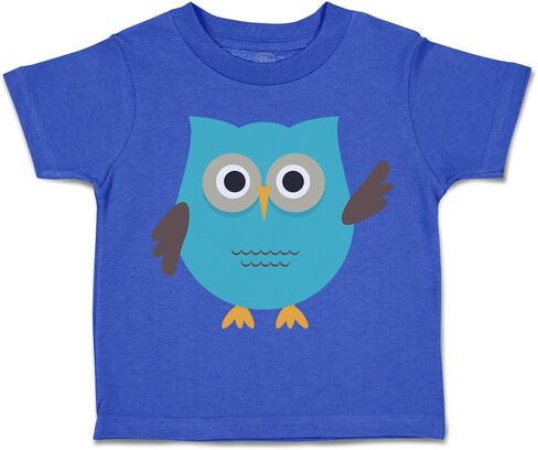 Toddler T-Shirt Birds Mini Owl Waves Owl Waves Boy & Girl Clothes Baby Funny Tee in Saudi Arabia