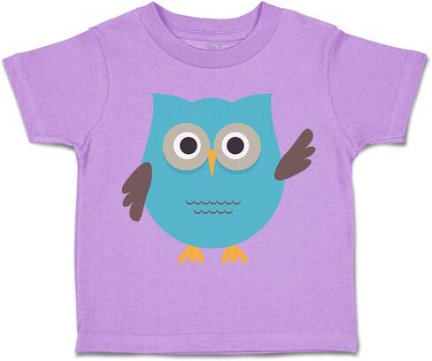 Toddler T-Shirt Birds Mini Owl Waves Owl Waves Boy & Girl Clothes Baby Funny Tee in Saudi Arabia