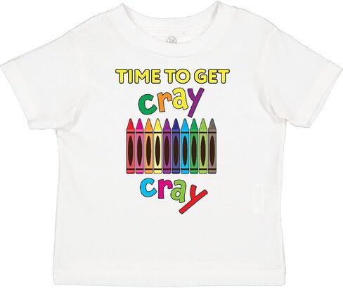 تي شيرت للأطفال الصغار من Inktastic Time to Get Cray Crayons Humor - كم قصير in Saudi Arabia