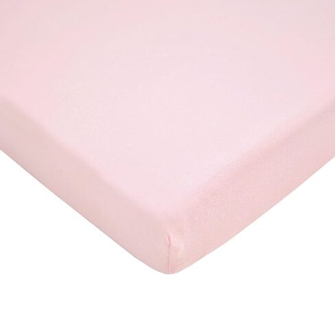 ملاءة سرير أطفال صغيرة ملائمة من القطن الطبيعي بنسبة 100% من شركة American Baby Company، مقاس 96.5 سم × 60.96 سم، ملاءة سرير محمولة ناعمة ومسامية تناسب مراتب Pack N Play، باللون الوردي الفاتح، للجنسين للأولاد والبنات in Kuwait