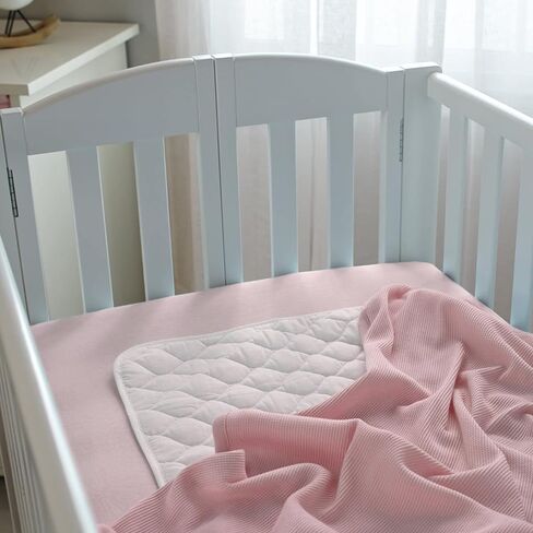 ملاءة سرير أطفال صغيرة ملائمة من القطن الطبيعي بنسبة 100% من شركة American Baby Company، مقاس 96.5 سم × 60.96 سم، ملاءة سرير محمولة ناعمة ومسامية تناسب مراتب Pack N Play، باللون الوردي الفاتح، للجنسين للأولاد والبنات in Kuwait