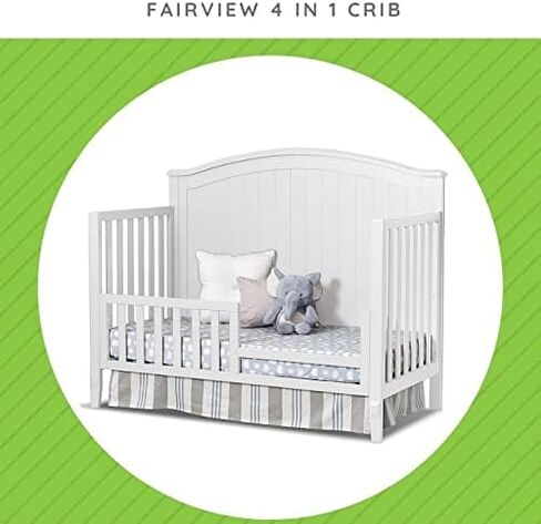 طقم تحويل حاجز حماية لسرير الأطفال الصغار من CC KITS لأسرة سوريل (أبيض، موديل #148) in Kuwait