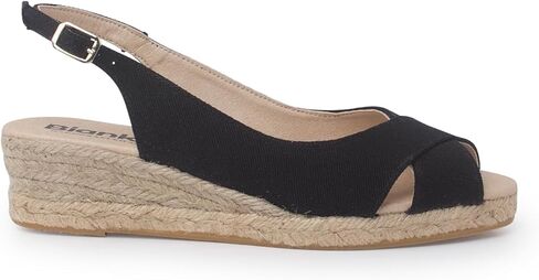 Oliva Espadrille Wedges: Sustainable, Vegan, Classic Style. Made in Spain in Saudi Arabia