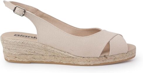 Oliva Espadrille Wedges: Sustainable, Vegan, Classic Style. Made in Spain in Saudi Arabia