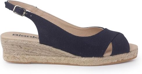 Oliva Espadrille Wedges: Sustainable, Vegan, Classic Style. Made in Spain in Saudi Arabia