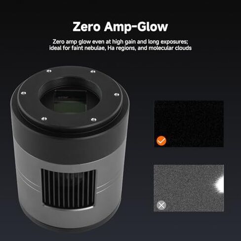 SVBONY SC571CC Telescope Camera with SV220 Telescope Filter, 2" 7nm Dual-Band Nebula Filter and SV226 Telescope Filter Drawer, Zero Amp-Glow IMX571 APS-C Color Camera and Filter for Astrophotography in Kuwait