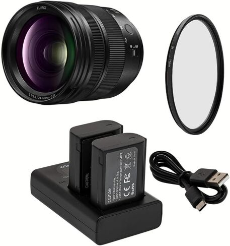 مجموعة عدسات Panasonic LUMIX S Series 24-60 مم F2.8 L-Mount in Kuwait