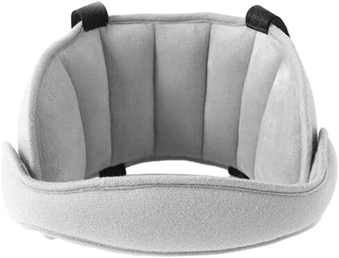 HZEL Car Seat Head Support Band, Soft Comfortable Adjustable Headhold Carseat Neck Relief Support Strap for Sleeping Travelling, Automotive Seat Head Neck Holder Band, Universal Fit (Black) in Kuwait