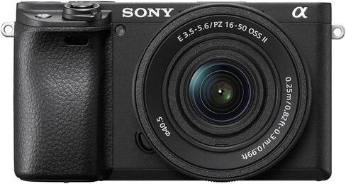 كاميرا سوني a6400 بدون مرآة مع عدسة مقاس 16-50 ملم f/3.5-5.6 II + مقبض تصوير لاسلكي GP-VPT3 من سوني + بطاقة ذاكرة سعة 128 جيجابايت + ضوء LED + ميكروفون + المزيد (حزمة مكونة من 21 قطعة) in Kuwait