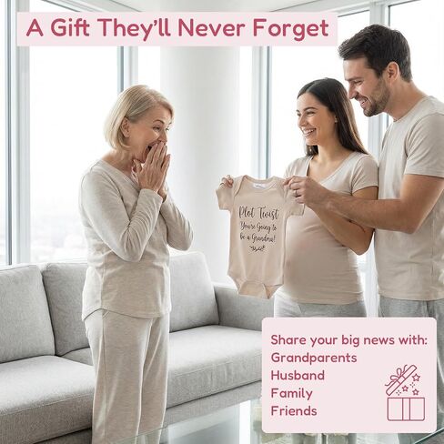 The Best Plot Twist Ever Coming 2026 Baby Announcement Onesie, Funny Pregnancy Announcement Outfit for Grandparents to be,Baby Coming Soon Shower Reveal Idear Gift (Oat) in Kuwait