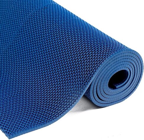 MYOYAY 3' x 16.4' Non-Slip PVC Drainage Floor Mat Commercial Wet Area Floor Mats for Outdoor Indoor Restaurant Kitchen Bar Swimming Pool Splash Matting Water Drain Flooring Mat, Red in Saudi Arabia