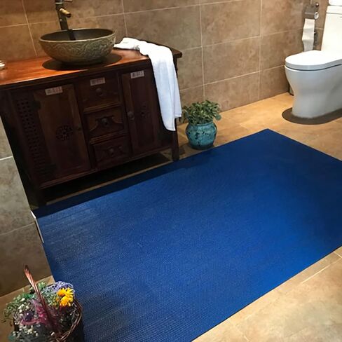 MYOYAY 3' x 16.4' Non-Slip PVC Drainage Floor Mat Commercial Wet Area Floor Mats for Outdoor Indoor Restaurant Kitchen Bar Swimming Pool Splash Matting Water Drain Flooring Mat, Red in Saudi Arabia