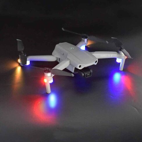 Drone LED Night Flight Signal Night Lights Flashing Light Strobe Lights Anti Collision Indicator Light Suitable for DJI Mini 3 Pro, Mavic 3, Air 2S/Mavic Air 2/Mavic Mini 2 Drone Accessories in Kuwait