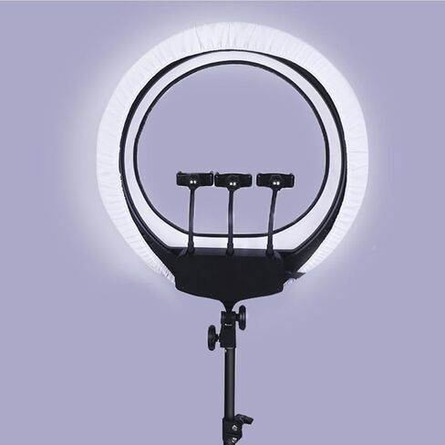 18-inch Circular Light Diffuser Sock Soft Fabric Cover for Live Streaming Selfie Video Lighting Accessories in Kuwait