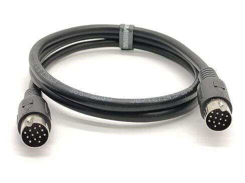 DIN 13-Pin to DIN 13-Pin Extension Cable, High-Speed Video Power Cord for Reversing Camera, Truck & RV (Male to Male, 1 Meter) in Kuwait