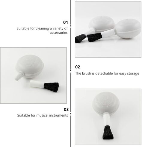 SOLUSTRE 16pcs Lens Blower Brush Camera Cleaning Accessories for Dust Removal from Lenses Screens Keyboards and Precision Instruments Air Brush for Thorough Cleaning in Kuwait