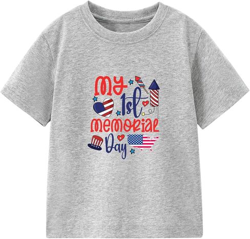 My 1st Memorial Day Baby Bodysuit Toddler T-Shirt Boy Girl Funny Onesize Clothes Infant Outfit 0-2T in Saudi Arabia