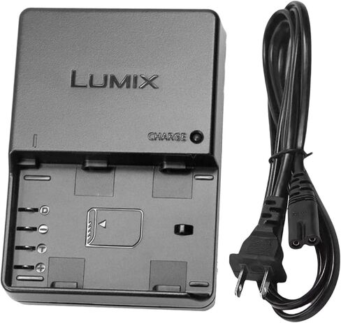 شاحن بطارية DMW-BCT10 DMW-BLF19 DMW-BLF19E DMW-BLF19PP متوافق مع كاميرا Panasonic Lumix DC-G9، DC-GH5، DMC-GH3، DMC-GH3K، DMC-GH4، DMC-GH4K الرقمية وسلك طاقة تيار متردد 120 سم in Kuwait