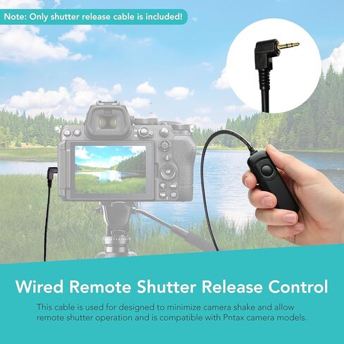 Foto&Tech Wired Remote Shutter Release Control CS-310 Replacement for Pntax KF KP K-70 Pentax CS-310 Cable Switch in Kuwait