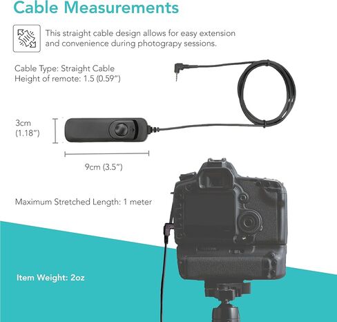 Foto&Tech Wired Remote Shutter Release Control CS-310 Replacement for Pntax KF KP K-70 Pentax CS-310 Cable Switch in Kuwait