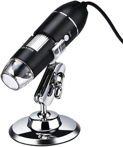 USB Digital Microscope, Endoscopic Camera, Adjustable Magnification with PC Bracket, 1600X in Kuwait