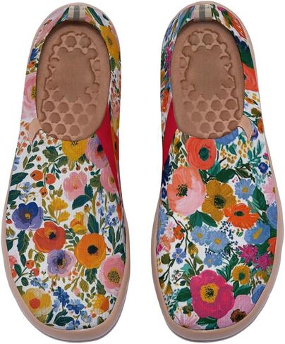 Painted Sneakers for Women Knitted Walking Slip On Loafers Comfort Lightweight Breathable Fashion Travel Shoes in Kuwait