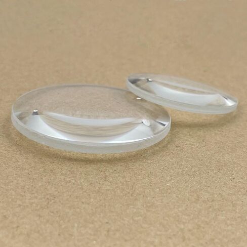 4pcs Biconvex Lens Diameter 50mm, Focus 90mm Double Convex Optics Glass for DIY Camera, Optical in Kuwait