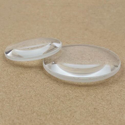 4pcs Biconvex Lens Diameter 50mm, Focus 90mm Double Convex Optics Glass for DIY Camera, Optical in Kuwait