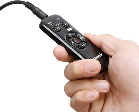 جهاز التحكم عن بعد السلكي المضاد للاهتزاز من سارامونيك RC-X لإصدار Zoom ومسجل Sony مفيد للتكبير H6، H5، H4n Pro، H2n، وSony PCM-M10، PCM-D50، PCM-D100 المسجلات الرقمية المحمولة in Kuwait